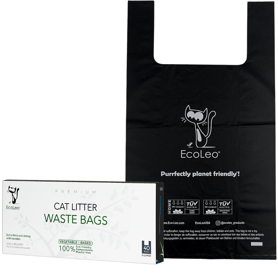 Cat litter top biodegradable bags