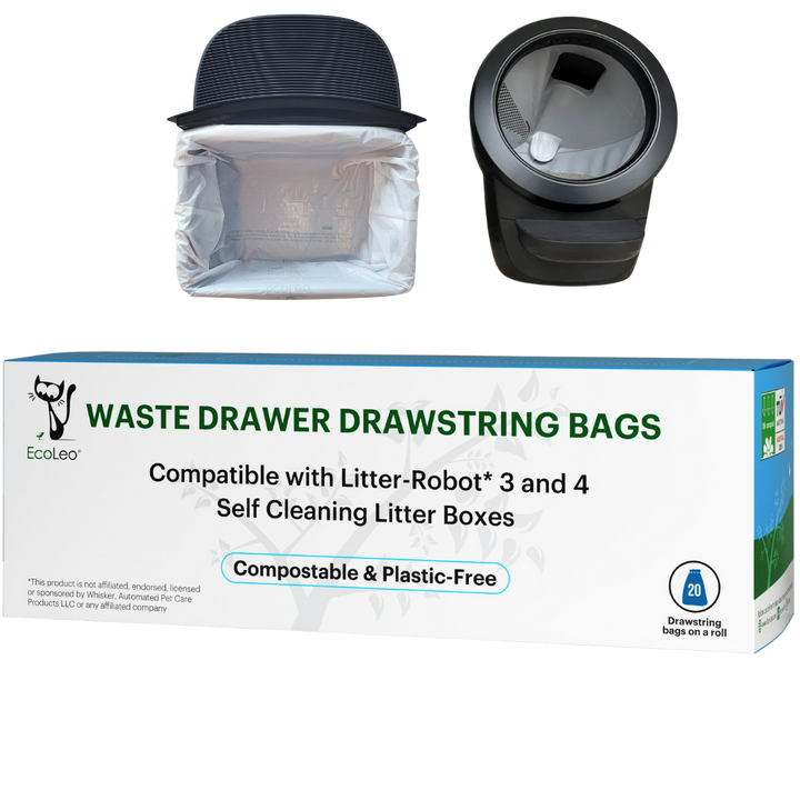 Cat Litter Bag Waste Bags, Compatible With Robot 3, 50 Pack