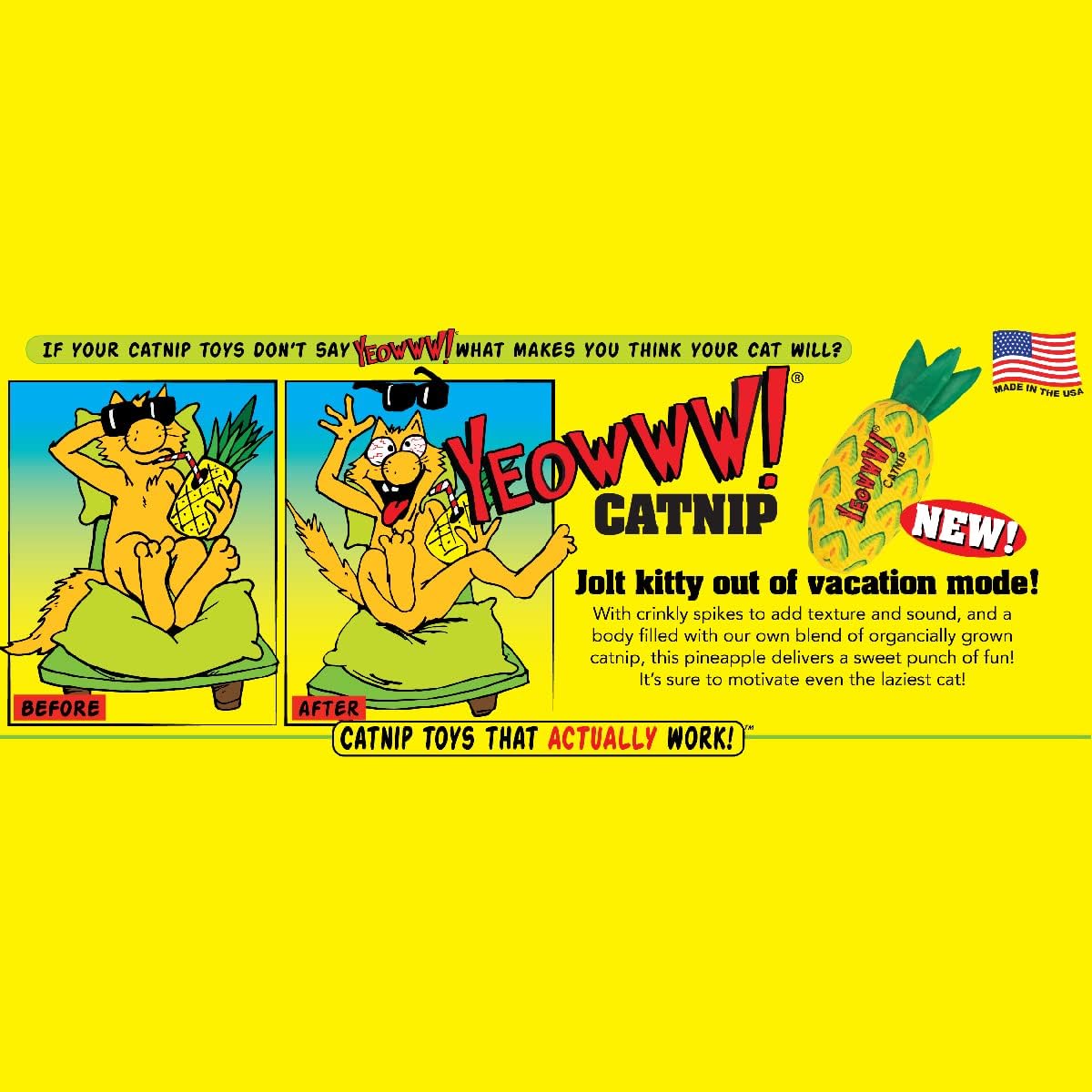 Yeowww! Catnip Cat Toys