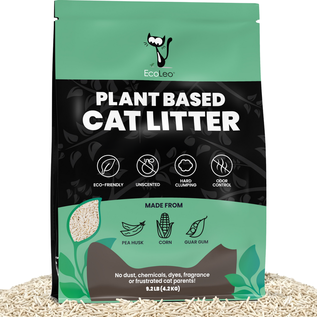 Pea Husk Plant Based Clumping Cat Litter – EcoLeo