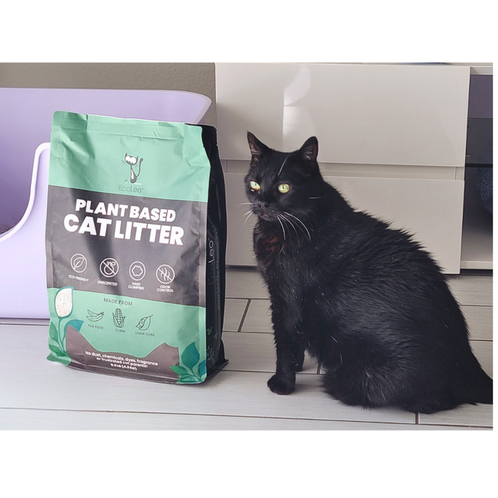 Plant Based Clumping Cat Litter, Pea Husk Formula