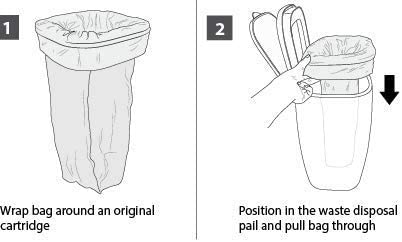 Compostable Litter Genie* & Litter Locker* Compatible Disposal Pail Liners