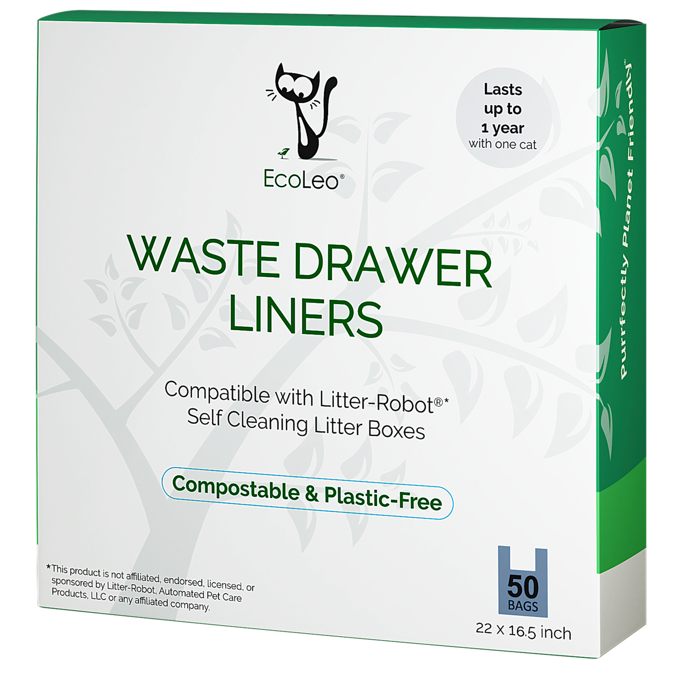 Litter Robot 3 Compatible Compostable Waste Drawer Liners