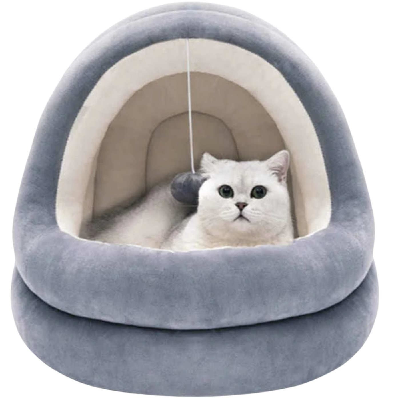 Igloo Plush Cat Bed - Color Options